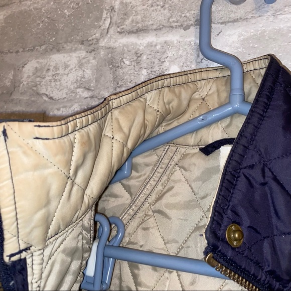 Women’s barbour snap/zip quilted vest sz 4 #D2 - Picture 5 of 5